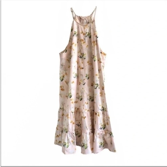 Rebecca Taylor Ballet Combo Floral Tiered Ruffle Mini Dress - Picture 2 of 6